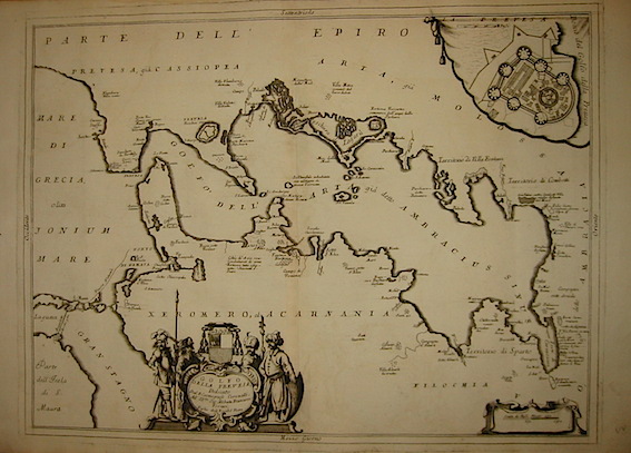 Coronelli Vincenzo Maria (1650-1718) Golfo della Prevesa... 1691 Venezia